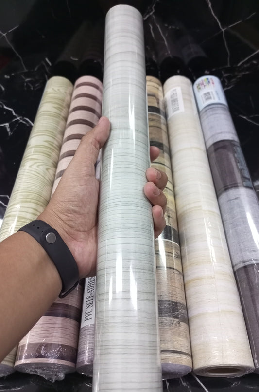 Rollo adhesivo decorativo estilo madera